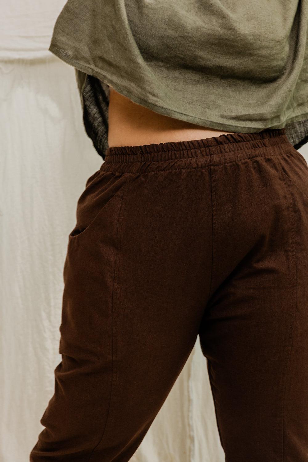 Clyde Work Pant in Organic Cotton Canvas Umber#color_umber