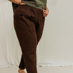 Clyde Work Pant in Organic Cotton Canvas Umber#color_umber