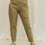 Clyde Work Pant in Organic Cotton Canvas Olivine#color_olivine