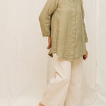 Florence Pant in Organic Cotton Canvas Natural#color_natural
