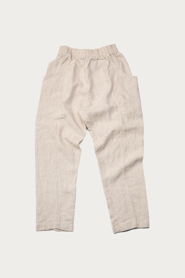 Linen fashion work trousers