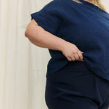 Andy Trouser in Washable Silk Midnight#color_midnight