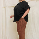 Andy Trouser in Midweight Linen Cedar#color_cedar