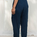 Andy Trouser in Midweight Linen Indigo#color_indigo