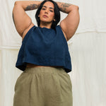 Andy Trouser in Midweight Linen Pear#color_pear