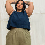 Andy Trouser in Midweight Linen Pear#color_pear