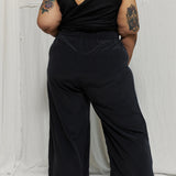 Florence Pant in Washable Silk Graphite#color_graphite