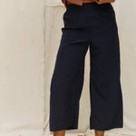 Florence Pant in Washable Silk Midnight#color_midnight