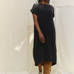 Georgia Midi in Washable Silk Graphite#color_graphite