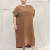 Georgia Midi in Washable Silk Ochre#color_ochre