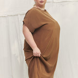 Georgia Midi in Washable Silk Ochre#color_ochre