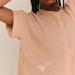Georgia Snap Top in Lightweight Linen Canyon#color_canyon