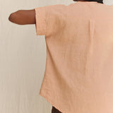 Georgia Snap Top in Lightweight Linen Canyon#color_canyon
