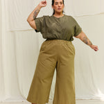 Georgia Snap Top in Lightweight Linen Lichen#color_lichen