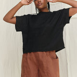 Georgia Tee in Lightweight Linen Ink#color_ink