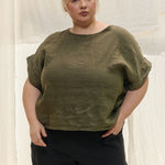 Georgia Tee in Lightweight Linen Lichen#color_lichen