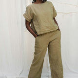 Clyde Culotte in Midweight Linen