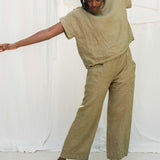 Clyde Culotte in Midweight Linen