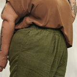 Georgia Tee in Washable Silk Ochre#color_ochre