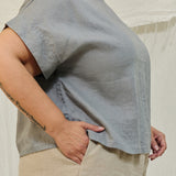 Georgia Tee in Lightweight Linen Overcast#color_overcast