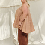 Harlow Tunic in Lightweight Linen Canyon#color_canyon