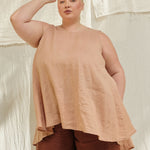Harlow Tunic in Lightweight Linen Canyon#color_canyon