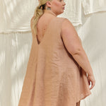 Harlow Tunic in Lightweight Linen Canyon#color_canyon