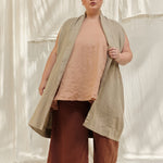 Harlow Tunic in Lightweight Linen Canyon#color_canyon