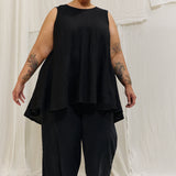 Harlow Tunic in Lightweight Linen Ink#color_ink
