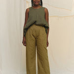 Harlow Tunic in Lightweight Linen Lichen#color_lichen