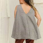 Harlow Tunic in Lightweight Linen Overcast#color_overcast