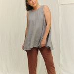 Harlow Tunic in Lightweight Linen Overcast#color_overcast