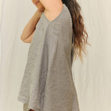 Harlow Tunic in Lightweight Linen Overcast#color_overcast