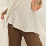 Harlow Tunic in Lightweight Linen Salt#color_salt