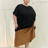Harper Tunic in Lightweight Linen Ink#color_ink
