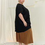 Harper Tunic in Lightweight Linen Ink#color_ink