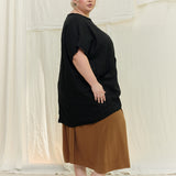 Harper Tunic in Lightweight Linen Ink#color_ink