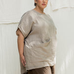 Harper Tunic in Midweight Linen Flax#color_flax