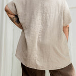 Harper Tunic in Midweight Linen Flax#color_flax