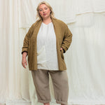 Harper Tunic in Midweight Linen Salt#color_salt
