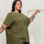 Harper Tunic in Midweight Linen Verte#color_verte
