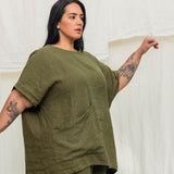 Harper Tunic in Midweight Linen Verte#color_verte