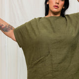 Harper Tunic in Midweight Linen Verte#color_verte