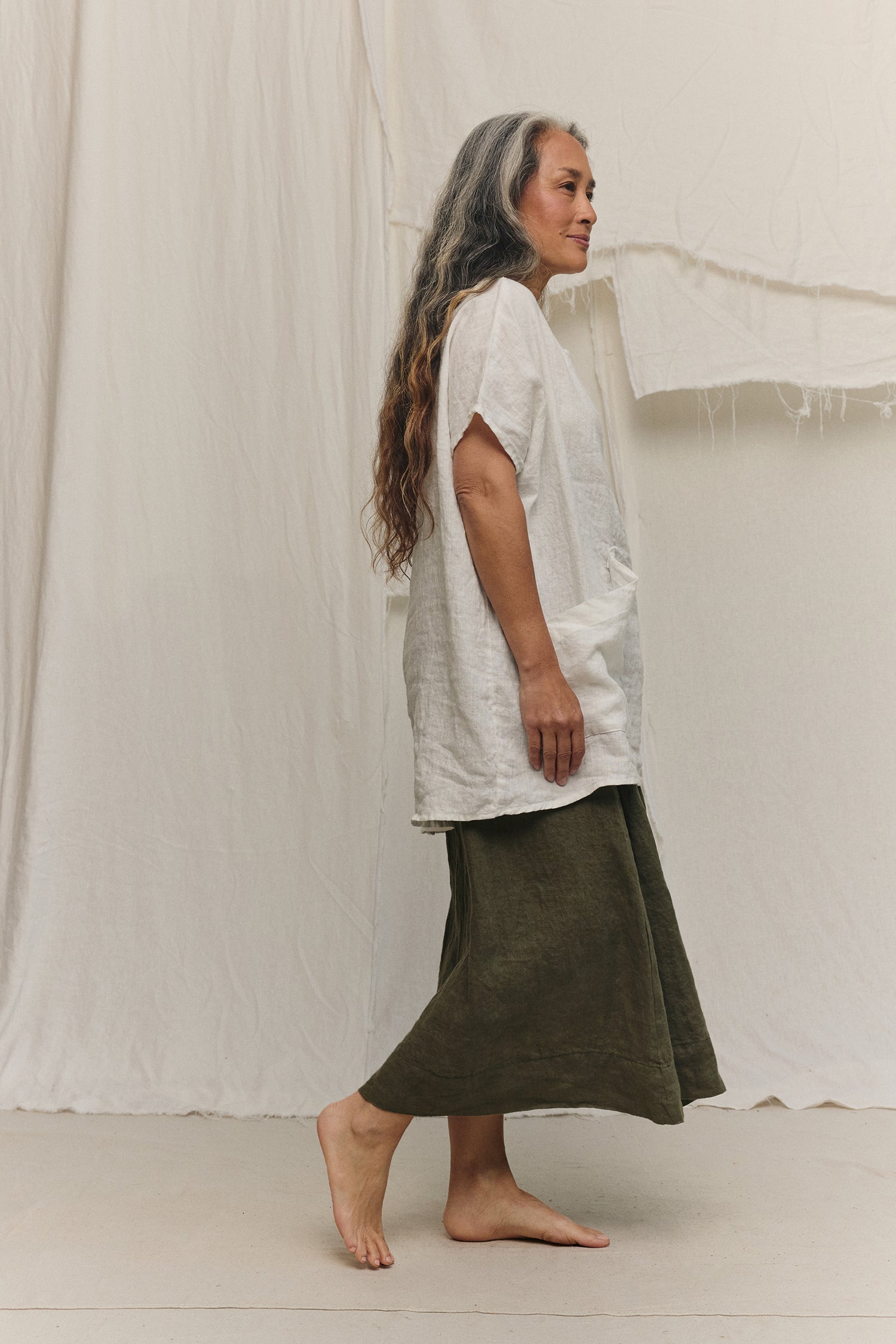 Harper Tunic in Lightweight Linen Salt#color_salt