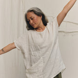 Harper Tunic in Lightweight Linen Salt#color_salt