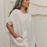 Harper Tunic in Lightweight Linen Salt#color_salt
