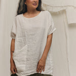 Harper Tunic in Lightweight Linen Salt#color_salt
