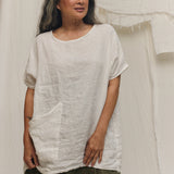 Harper Tunic in Lightweight Linen Salt#color_salt