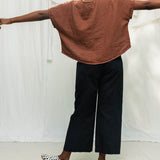 Linn Tee in Midweight Linen Cedar#color_cedar