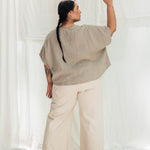 Linn Tee in Midweight Linen Flax#color_flax